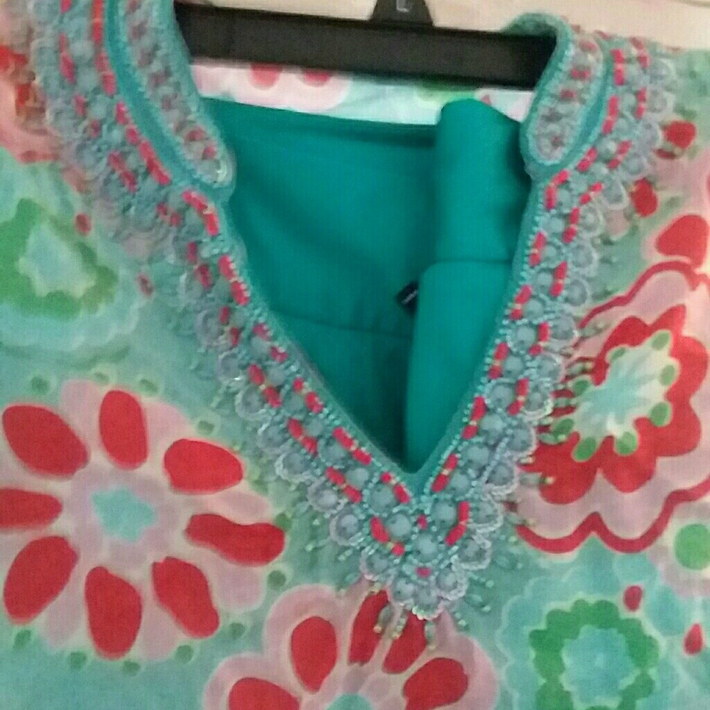BELLA TU  Hand beaded Blouse